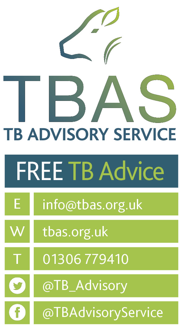 TBAS logo with contact info